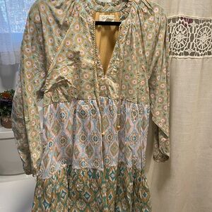 Jessica Simpson Floral Patterned Blouse